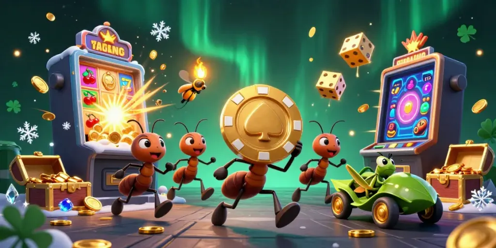 Engage in casino excitement at cafiremuseum with playful animated heist scene featuring lively characters and vibrant game elements.