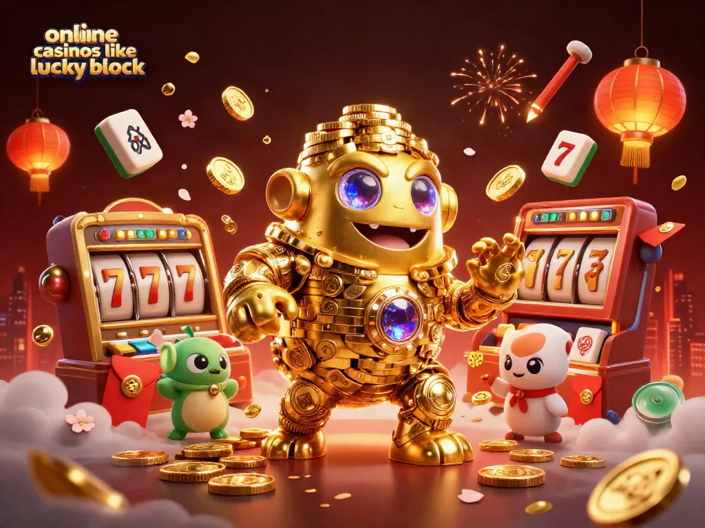 Engage with thrilling games at online casinos like lucky block, featuring vibrant 3D animated characters.