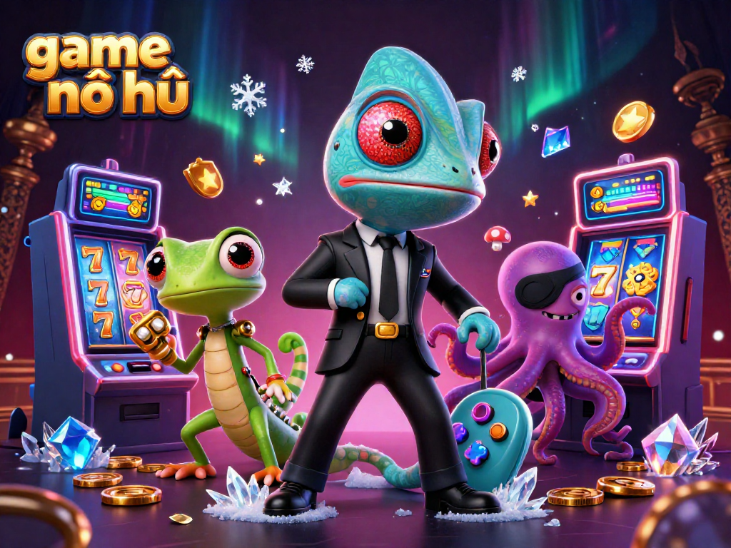 Engage in the thrilling game nổ hũ experience with dynamic slot machines and vibrant characters!