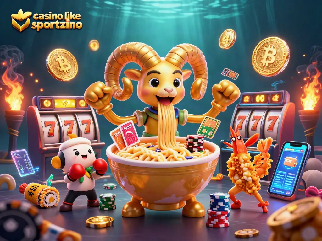 Experience the thrill of casino like sportzino through vibrant 3D characters and gaming elements in action.