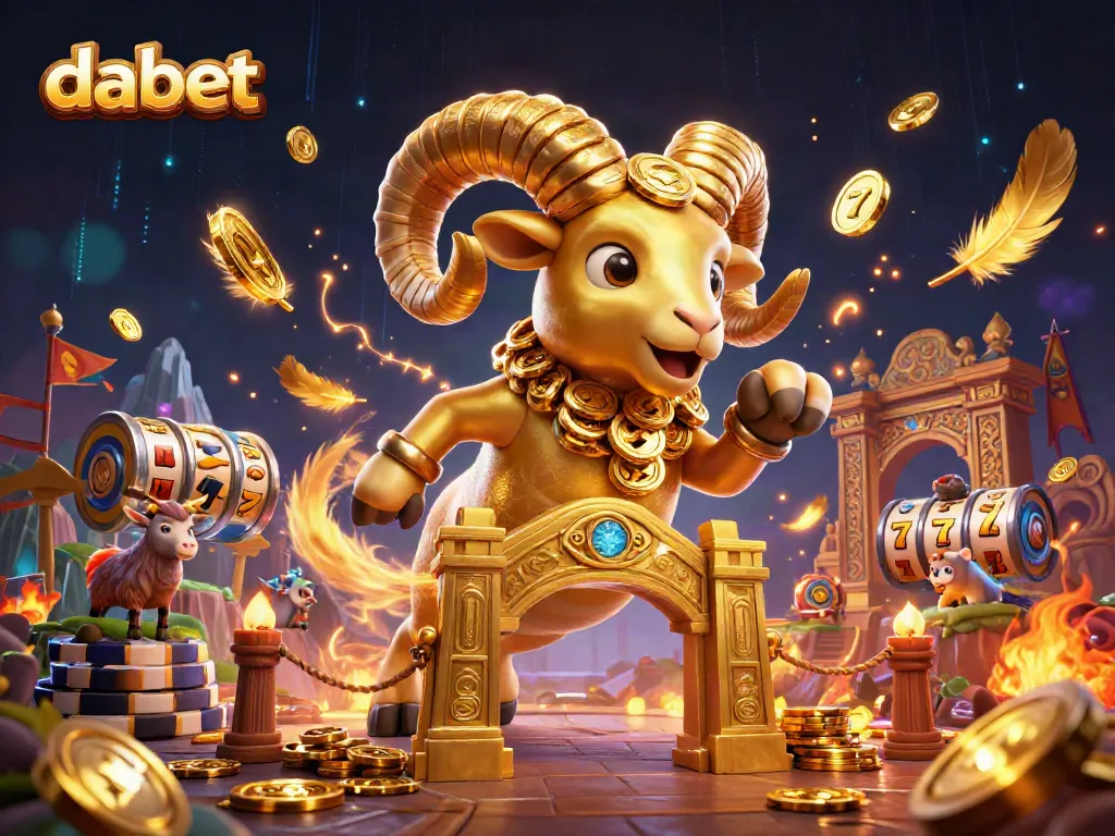 dabet brings excitement to slots with golden themes, showcasing a lively casino atmosphere