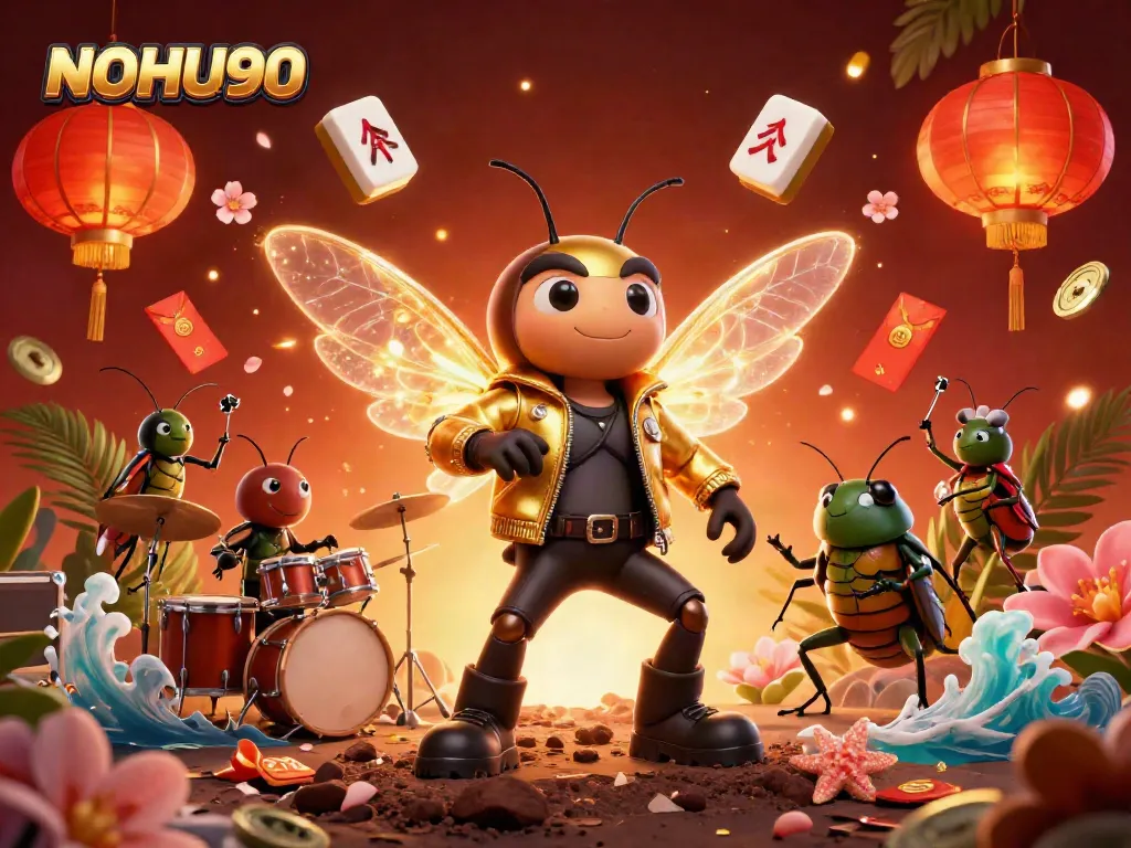 Experience thrilling jackpots with the NOHU90 rock star casino adventure featuring vibrant game elements.
