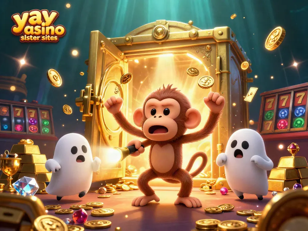 Engage with yay casino sister sites in a dynamic 3D casino scene full of gold, games, and spooky fun!