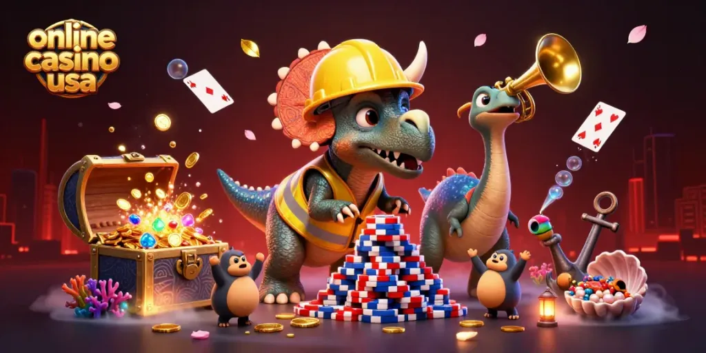 Engage with online casino usa excitement through playful characters and vivid gambling elements.