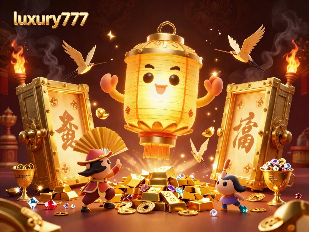 Engage with luxury777 as golden lanterns illuminate dynamic casino treasures and lucky symbols.