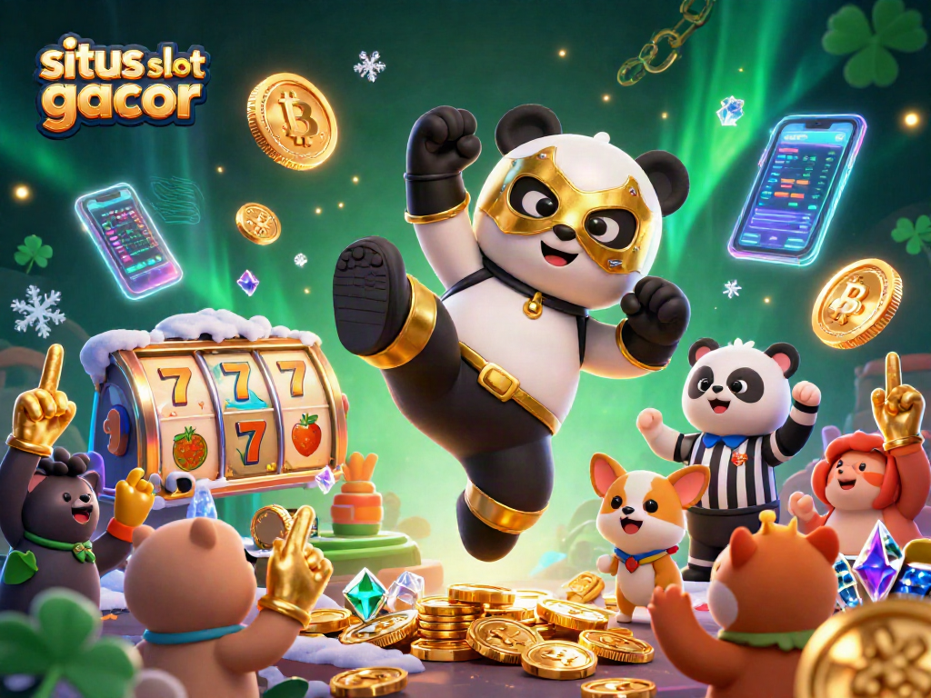 Experience the thrill of situs slot gacor with vibrant characters and casino elements in action.