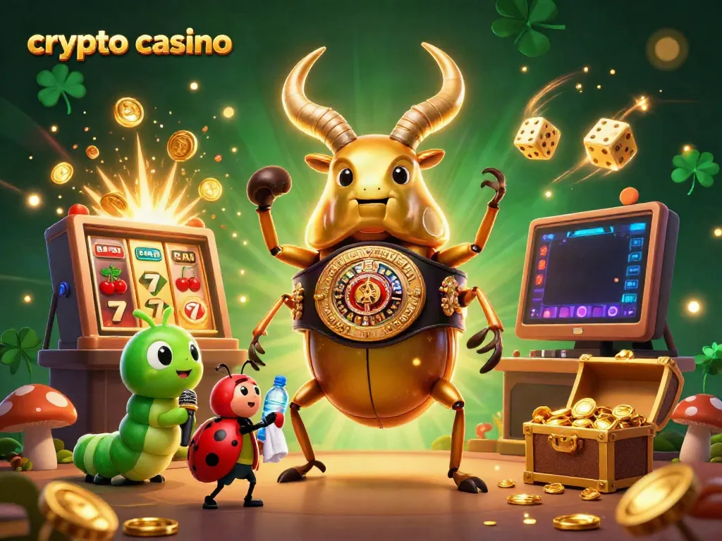 Experience the thrill of a crypto casino with vibrant characters, exciting games, and stunning visuals.