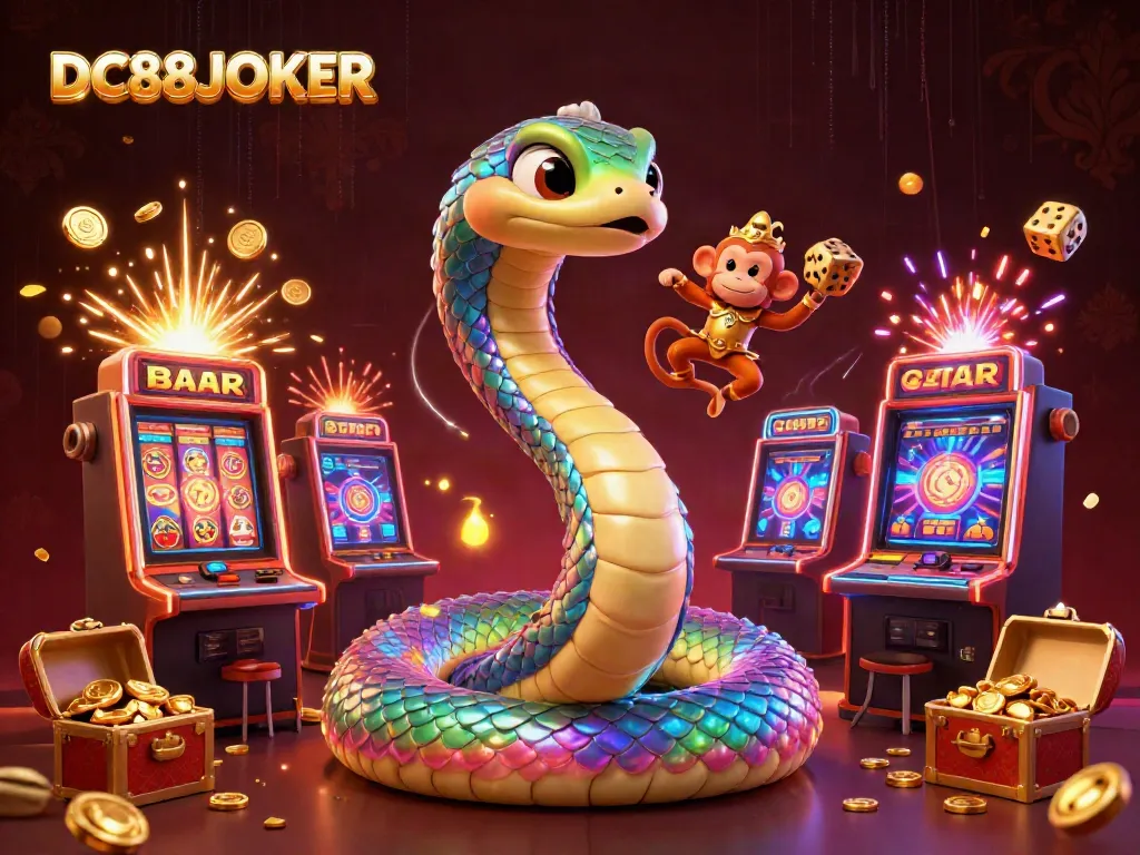 Engage in gaming excitement with DC88JOKER featuring vibrant characters and dynamic casino elements.