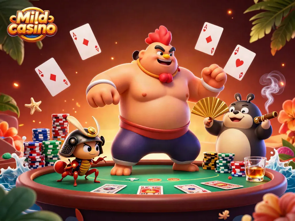 Mildcasino engages players with vibrant 3D cartoon action featuring casino games and dynamic characters.