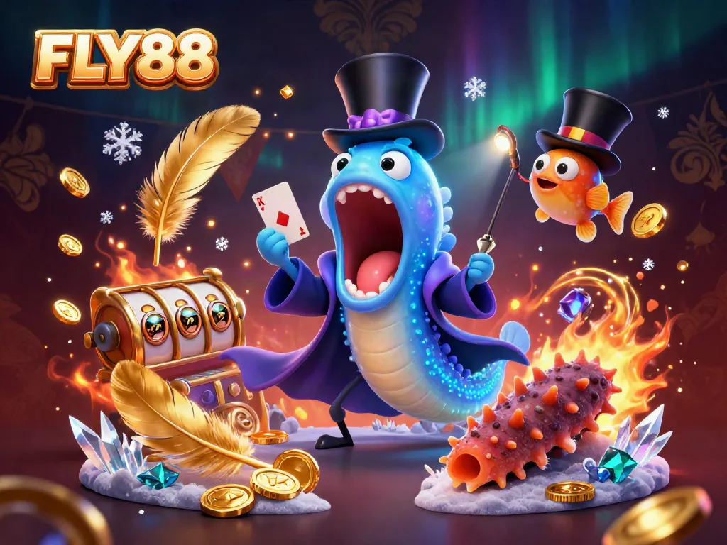 FLY88 brings a magical casino experience with vibrant characters and thrilling betting elements.