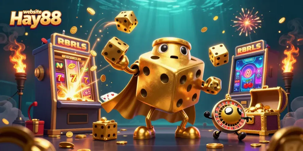Experience thrilling games on the website Hay88 with vibrant casino elements and rich visuals.
