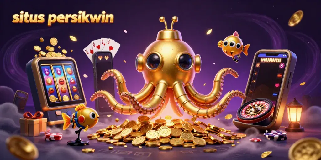 Menangkan jackpot di situs persikwin, bermain dengan kraken emas dan ikan mekanik di lautan koin.